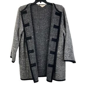 Vintage Cassidy Longline Tweed Wool Blazer Women’s M Minimalist Wardrobe Capsule